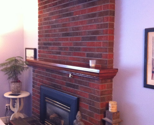 Painting a Brick Fireplace (How to Paint Brick White)